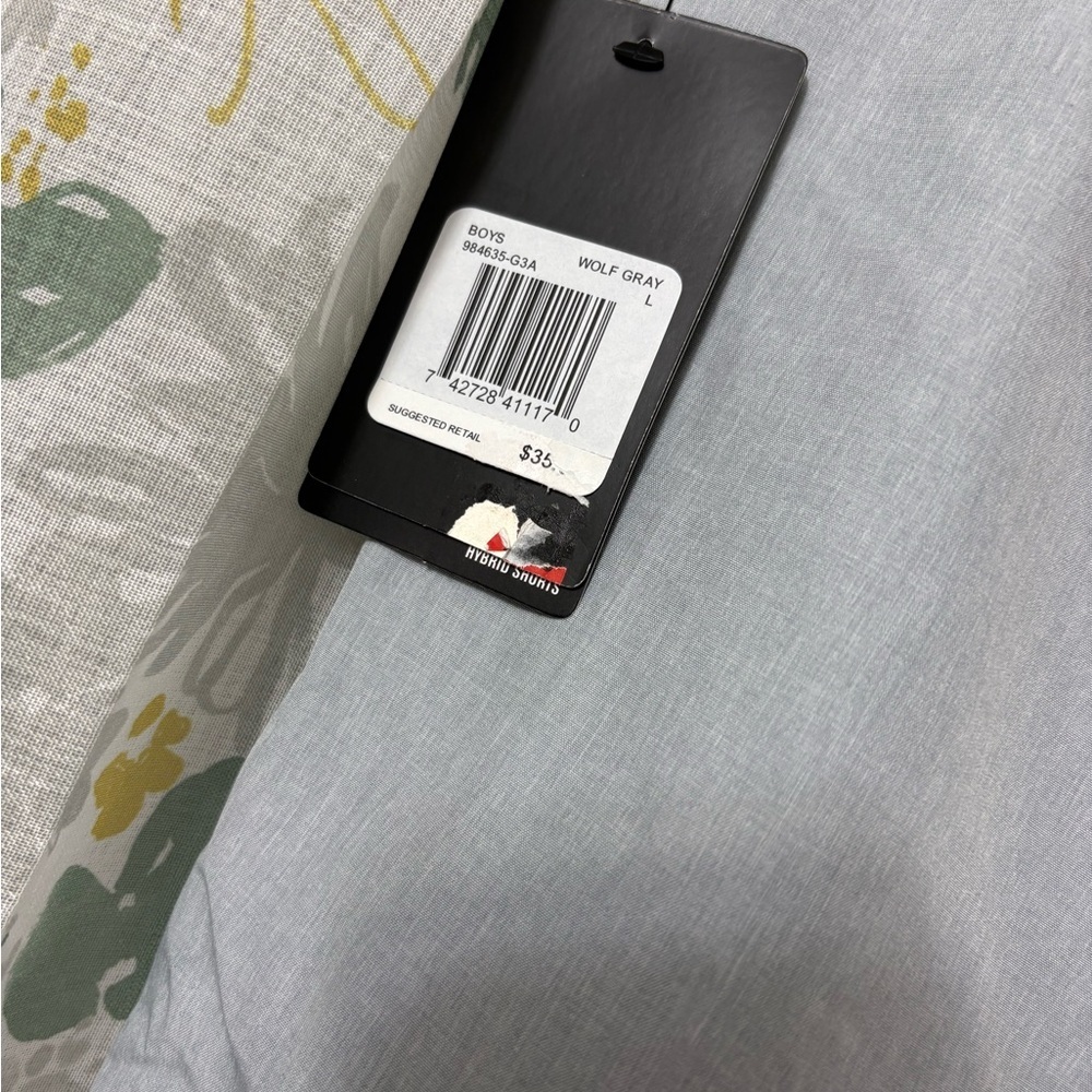 Boys Hurley Wolf Gray Casual Shorts - Picture 4 of 7